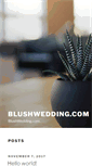 Mobile Screenshot of blushwedding.com